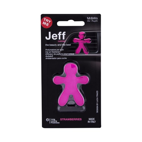 Mr&Mrs Fragrance Jeff Chrome autoõhuvärskendaja maasikad