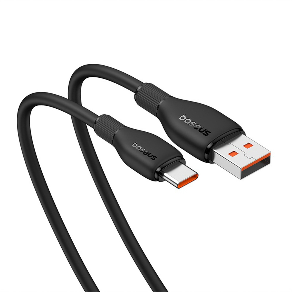 Baseus Pudding Series 100W USB-A - USB-C kaabel 2 m, must (OUTLET)